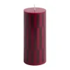 Bougies<HAY Bougie bloc Column Candle small 15 cm, Wine-bordeaux