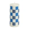 Bougies<HAY Bougie bloc Column Candle small 15 cm, Off white-blues