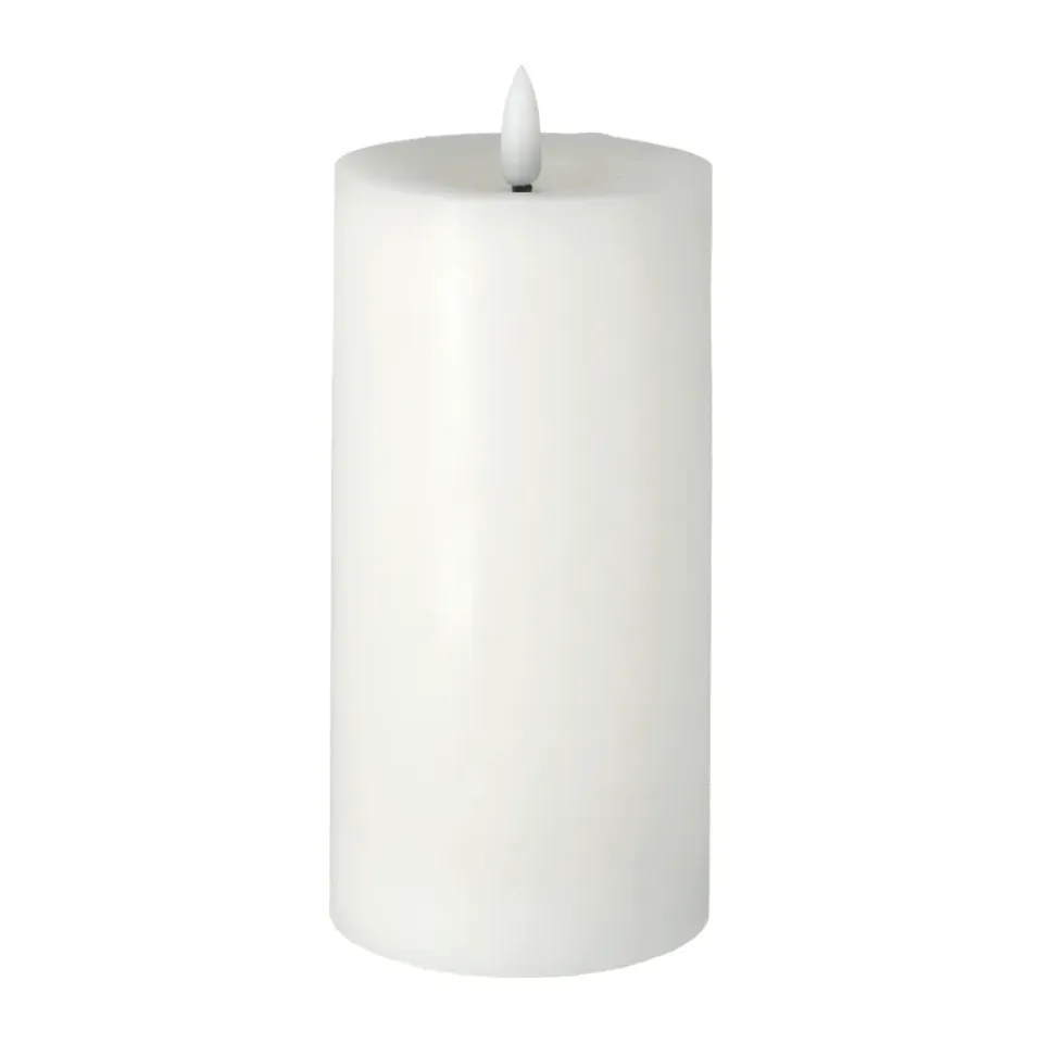 Bougies Led<Scandi Essentials Bougie bloc LED Bright Melt 17,5 cm, Blanc