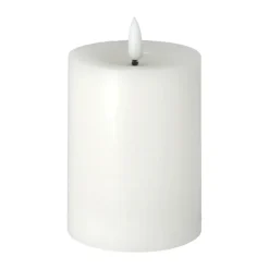 Bougies Led<Scandi Essentials Bougie bloc LED Bright Melt 12,5 cm, Blanc