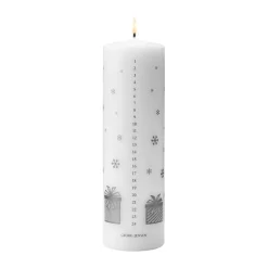 Bougies<Georg Jensen Bougie calendrier 2025 års, Blanc-argent
