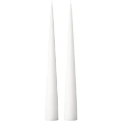 Bougies<Ester & erik Bougie cônique 37 cm Lot de 2 mat, Pure white 31