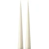 Bougies<Ester & erik Bougie cônique 37 cm Lot de 2 lacquées, Ivory 06-0