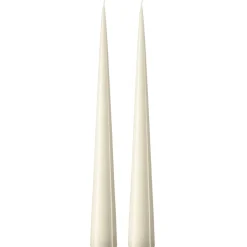 Bougies<Ester & erik Bougie cônique 37 cm Lot de 2 lacquées, Ivory 06-0