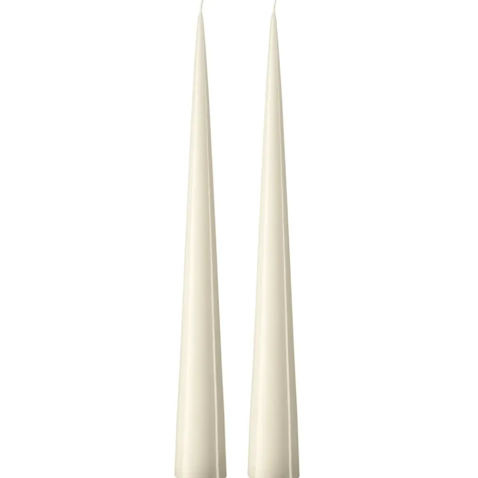 Bougies<Ester & erik Bougie cônique 37 cm Lot de 2 lacquées, Ivory 06-0