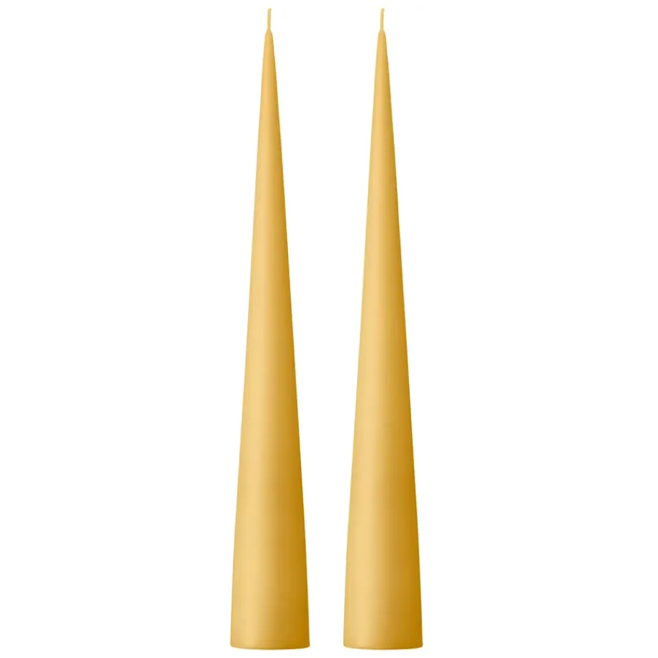 Bougies<Ester & erik Bougie cônique 37 cm Lot de 2 mat, Beige 14/2