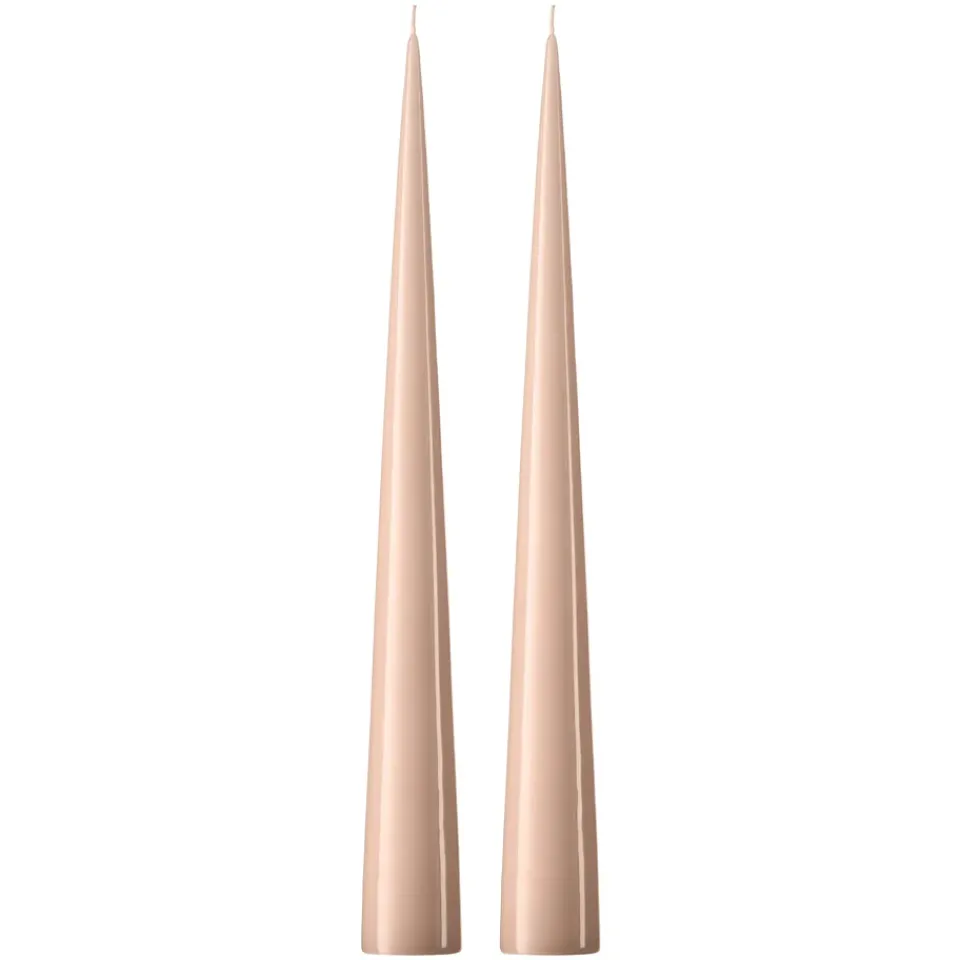 Bougies<Ester & erik Bougie cônique 37 cm Lot de 2 lacquées, Ice latte 11-0