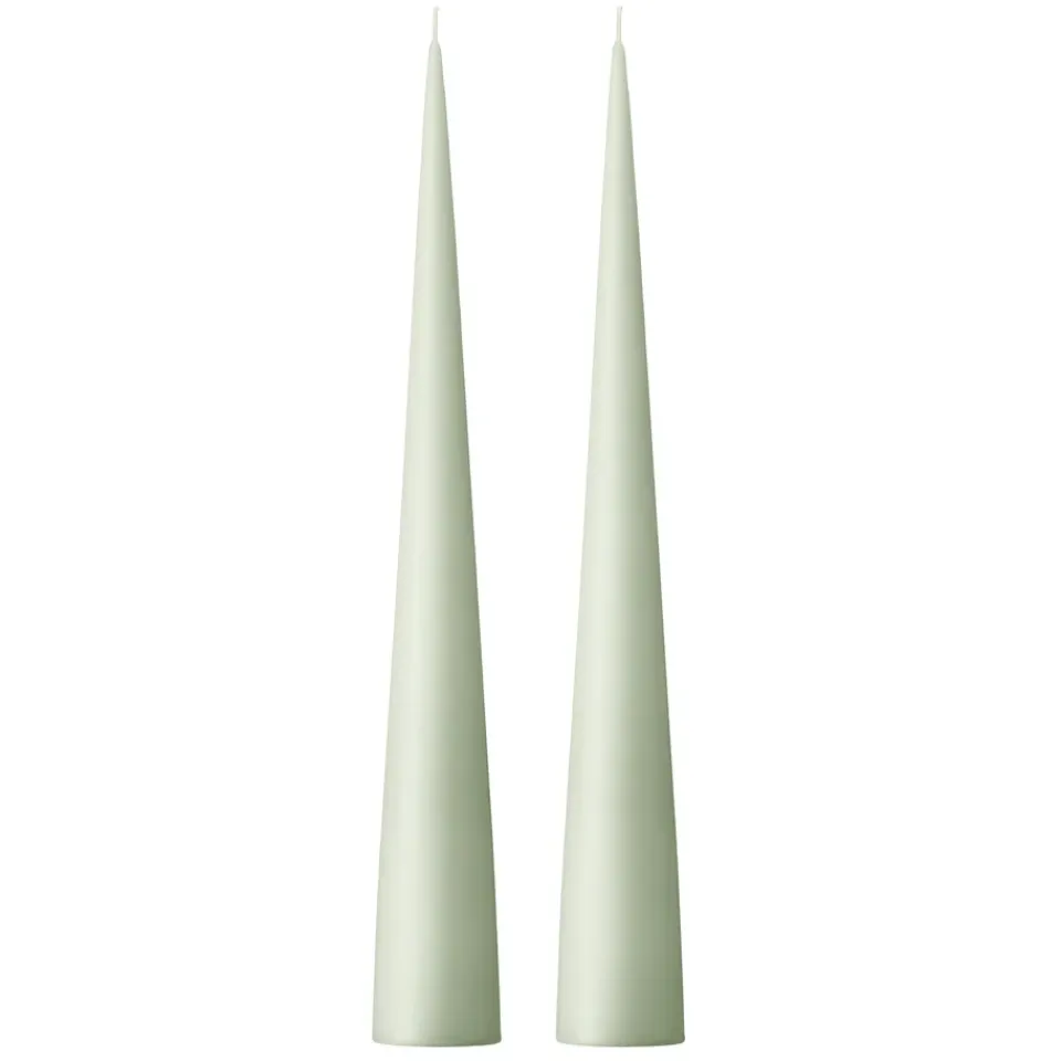 Bougies<Ester & erik Bougie cônique 37 cm Lot de 2 mat, Water mint 03