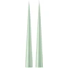 Bougies<Ester & erik Bougie cônique 37 cm Lot de 2 lacquées, Water mint 03-0
