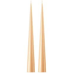 Bougies<Ester & erik Bougie cônique 37 cm Lot de 2 lacquées, Melon sorbet 19-0