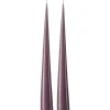 Bougies<Ester & erik Bougie cônique 37 cm Lot de 2 lacquées, Muted mauve 42-0