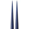 Bougies<Ester & erik Bougie cônique 37 cm Lot de 2 lacquées, Royal navy 28-0