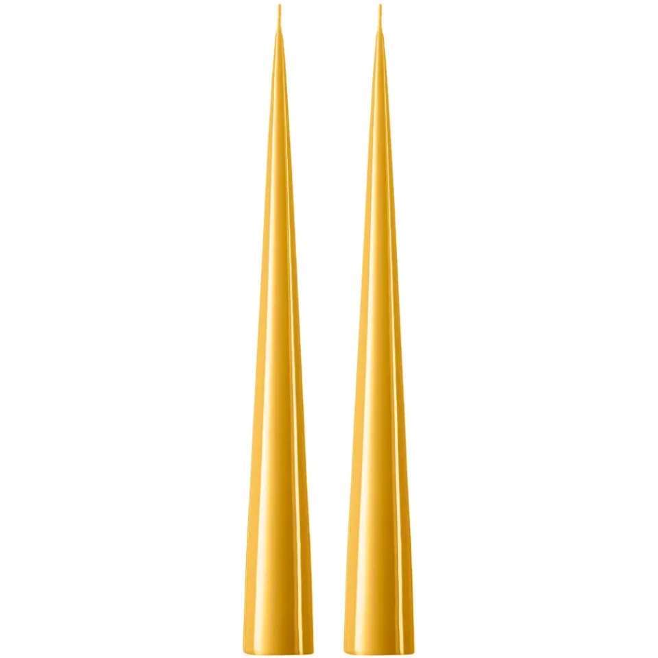 Bougies<Ester & erik Bougie cônique 37 cm Lot de 2 lacquées, Beige 14-0