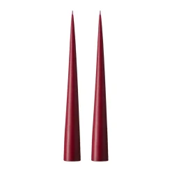 Bougies<Ester & erik Bougie cônique 37 cm Lot de 2 mat, Deep wine 44/2