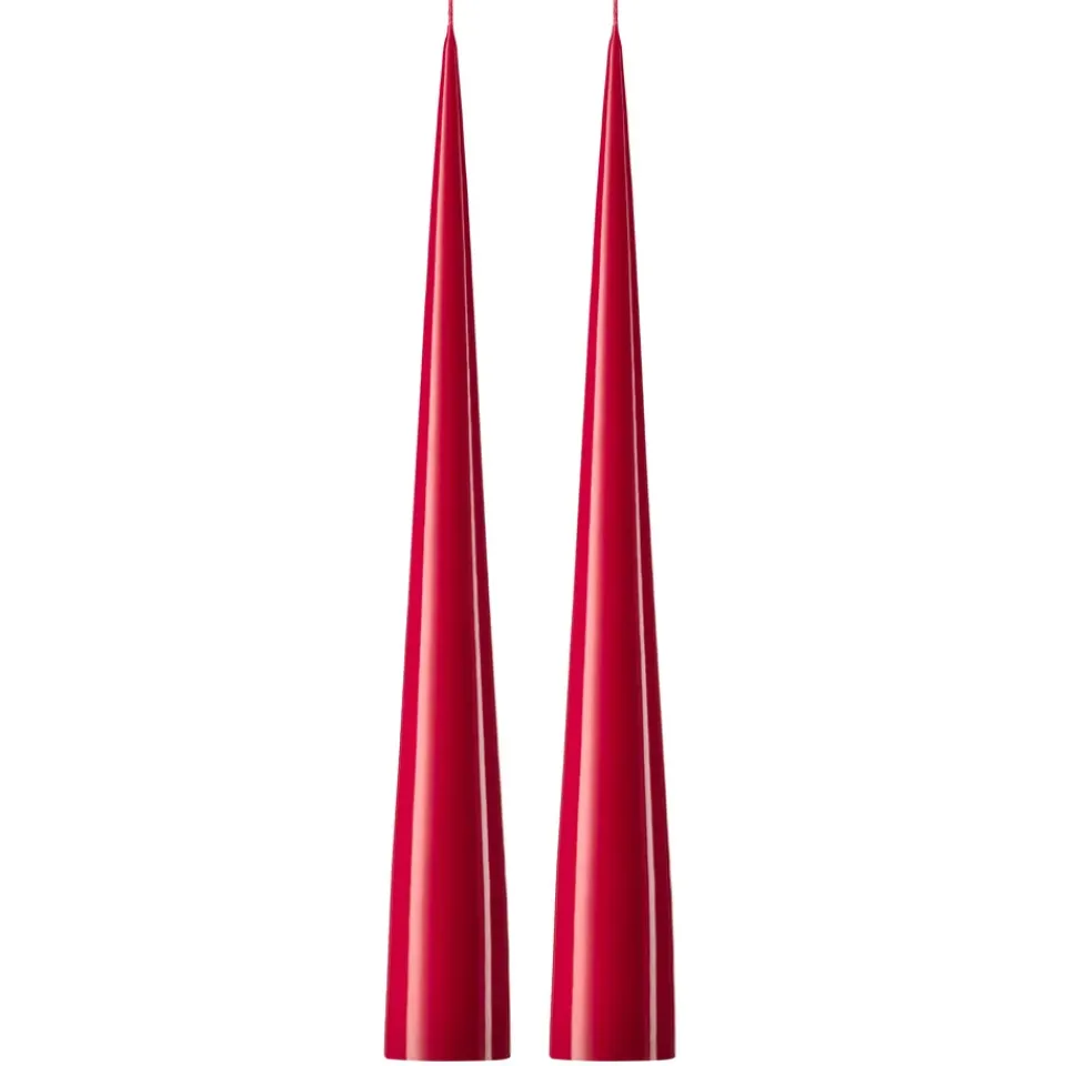 Bougies<Ester & erik Bougie cônique 37 cm Lot de 2 lacquées, Winter berry 36-0