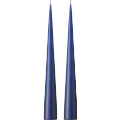Bougies<Ester & erik Bougie cônique 37 cm Lot de 2 mat, Royal navy 28