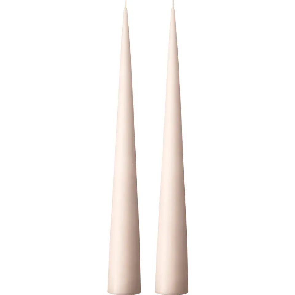 Bougies<Ester & erik Bougie cônique 37 cm Lot de 2 mat, Linen grey 22