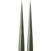 Bougies<Ester & erik Bougie cônique 37 cm Lot de 2 mat, Green soil 70