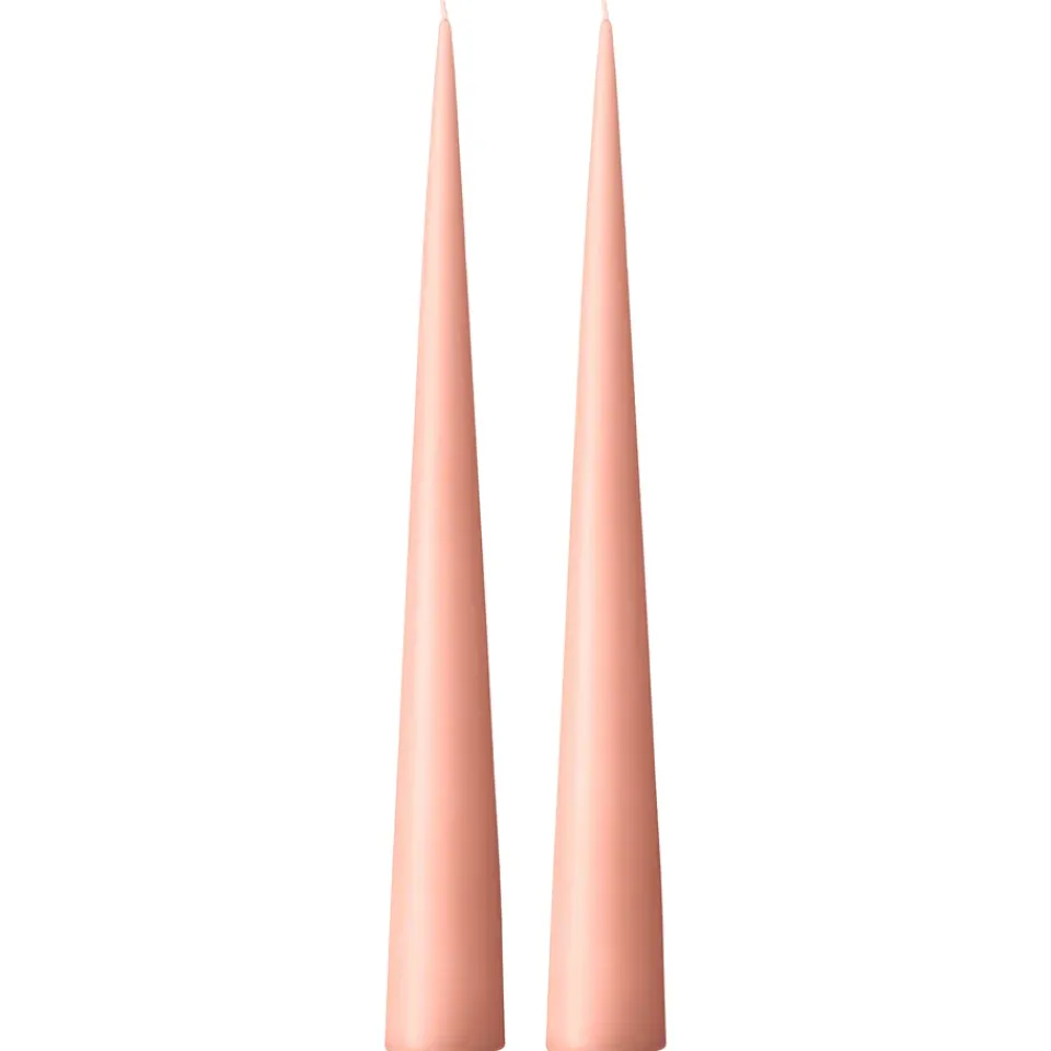 Bougies<Ester & erik Bougie cônique 37 cm Lot de 2 mat, Rosy caramel 20