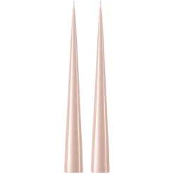 Bougies<Ester & erik Bougie cônique 37 cm Lot de 2 lacquées, Rosewater 51-0