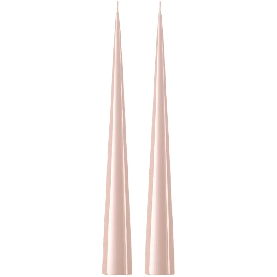 Bougies<Ester & erik Bougie cônique 37 cm Lot de 2 lacquées, Rosewater 51-0