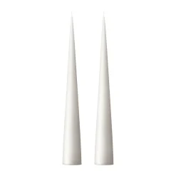 Bougies<Ester & erik Bougie cônique 37 cm Lot de 2 mat, White ash 21