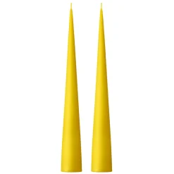 Bougies<Ester & erik Bougie cônique 37 cm Lot de 2 mat, Lemon drop 15