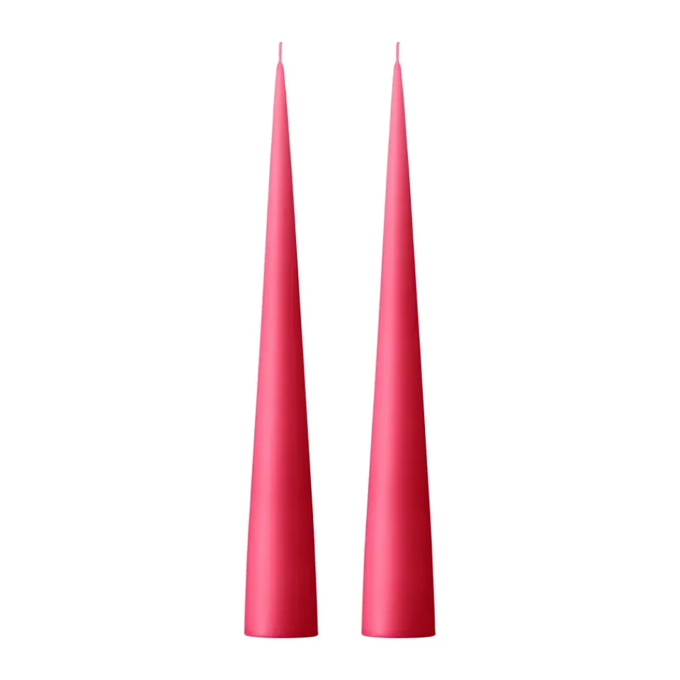 Bougies<Ester & erik Bougie cônique 37 cm Lot de 2 mat, Deep pink 41/2
