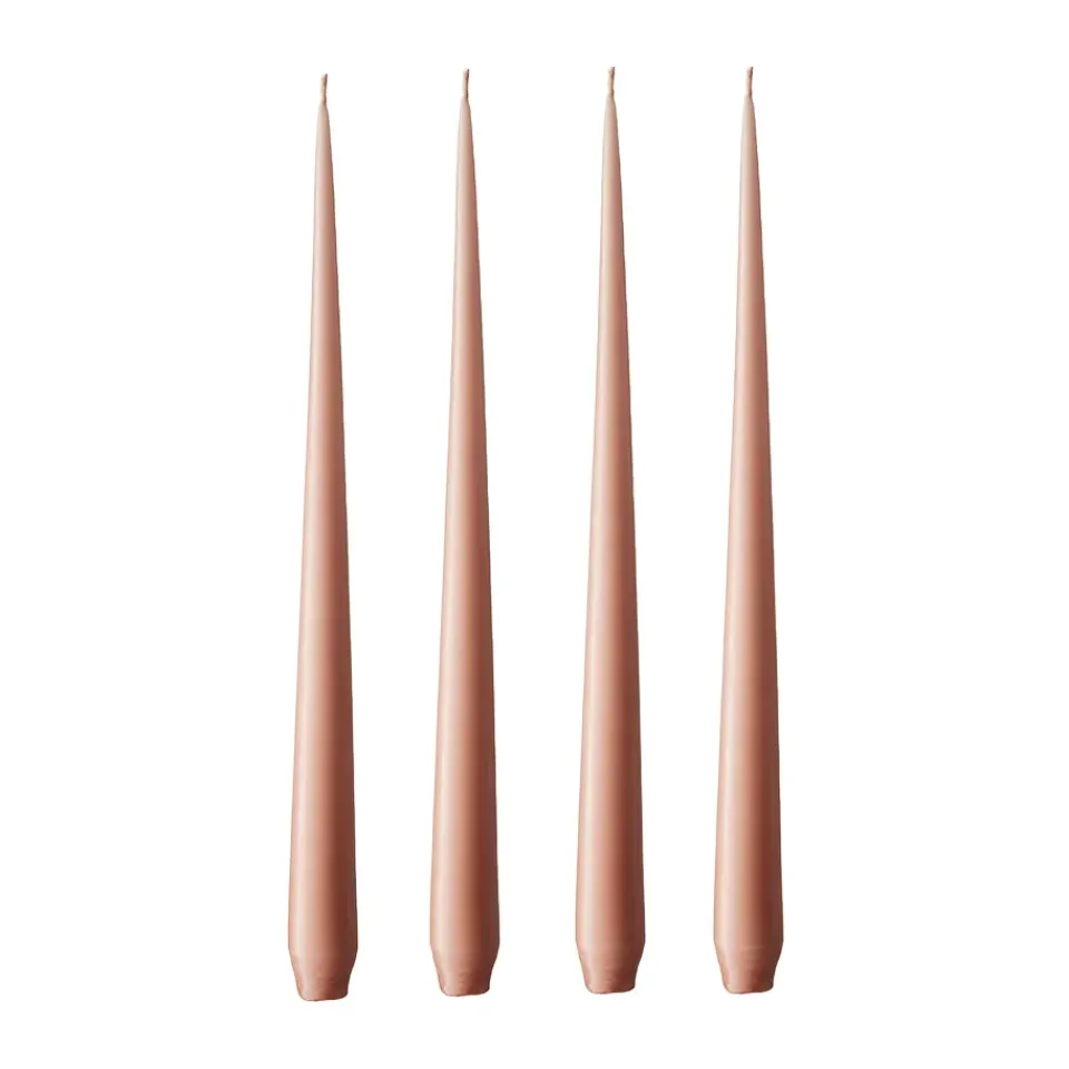 Bougies<Ester & erik Bougie Lot de 4 mat, rosy caramel, 42 cm