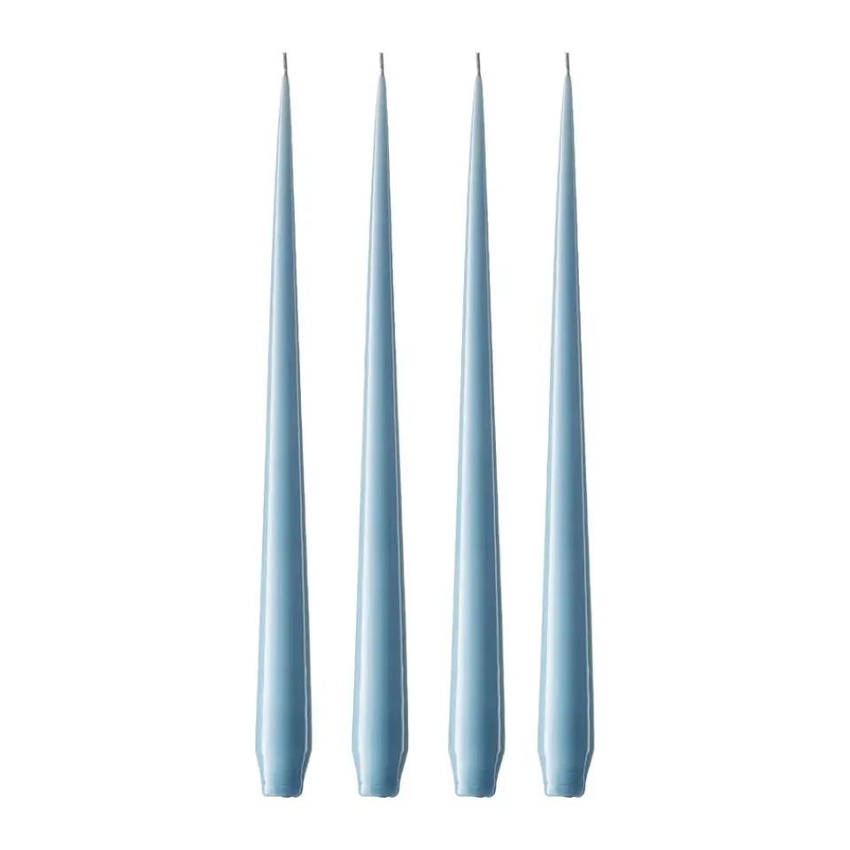 Bougies<Ester & erik Bougie Lot de 4 laquée, Moon blue 37, 32 cm