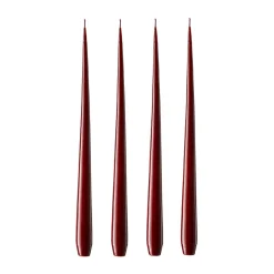 Bougies<Ester & erik Bougie Lot de 4 laquée, vinröd, 42 cm
