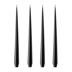 Bougies<Ester & erik Bougie Lot de 4 laquée, raw black, 42 cm