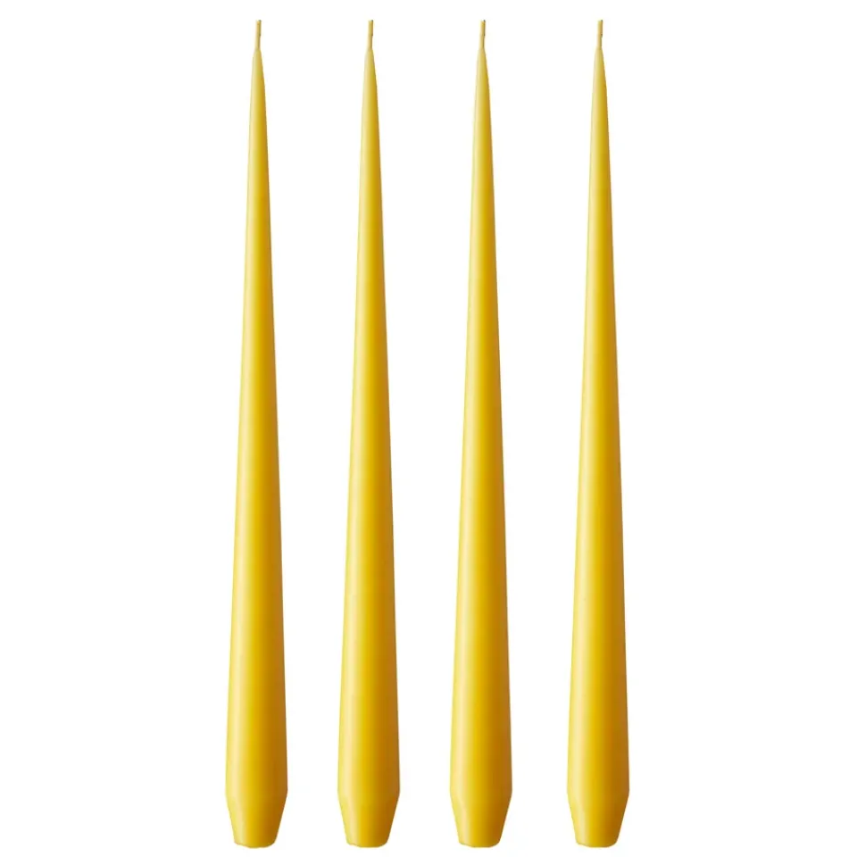 Bougies<Ester & erik Bougie Lot de 4 mat, dark Lemon drop 15/2, 42 cm