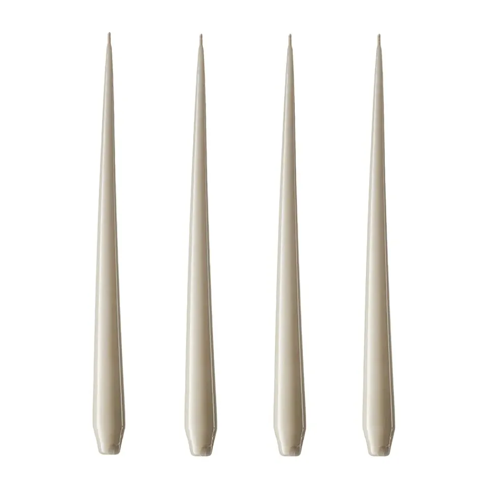Bougies<Ester & erik Bougie Lot de 4 laquée, linen grey, 32 cm