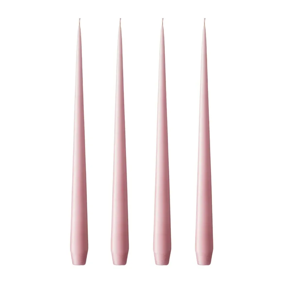 Bougies<Ester & erik Bougie Lot de 4 mat, old rose, 32 cm