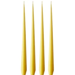 Bougies<Ester & erik Bougie Lot de 4 mat, Lemon drop 15, 42 cm