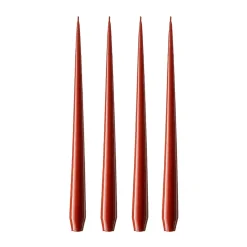 Bougies<Ester & erik Bougie Lot de 4 laquée, aged rust, 32 cm