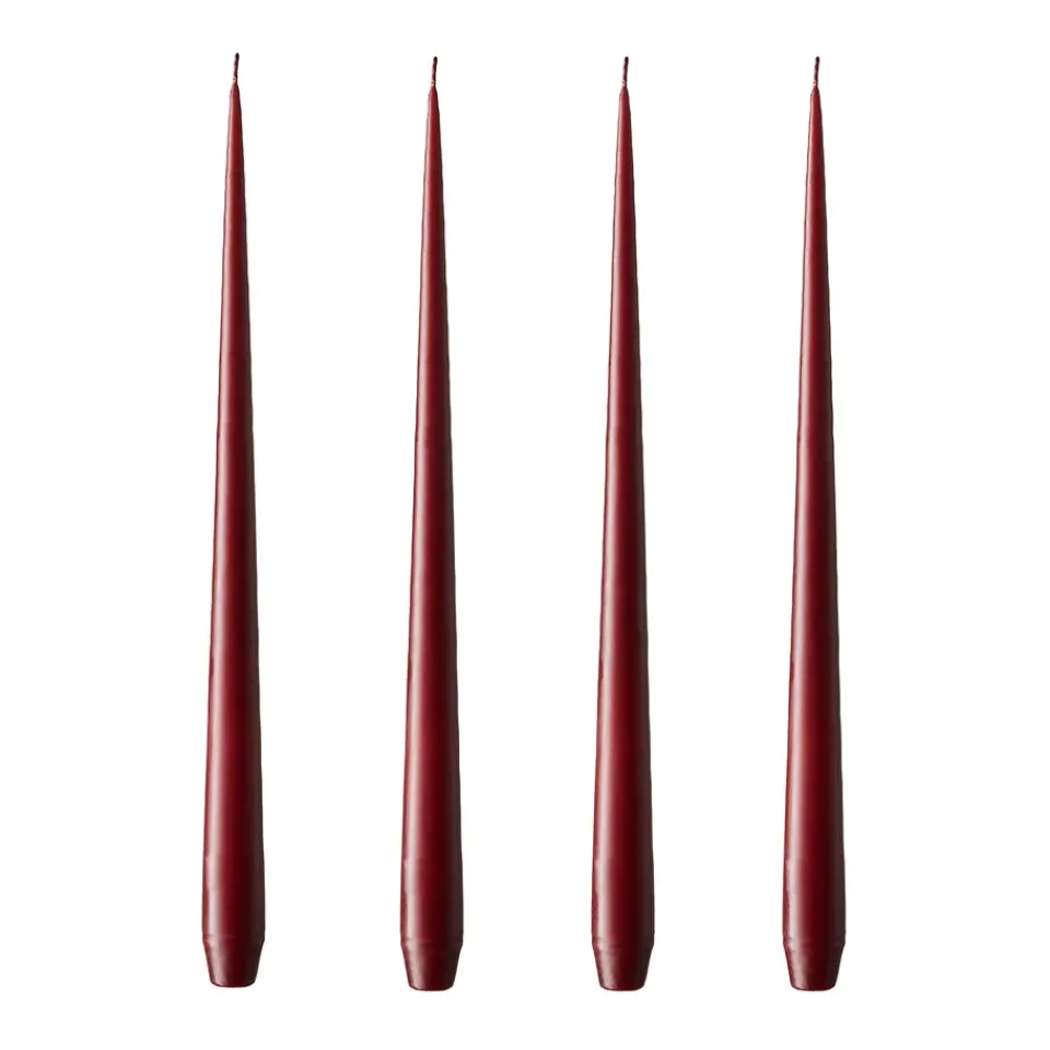 Bougies<Ester & erik Bougie Lot de 4 mat, Wine, 32 cm