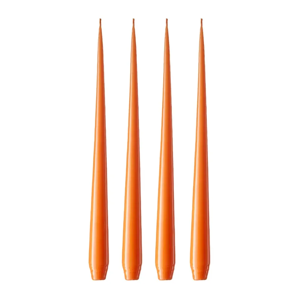 Bougies<Ester & erik Bougie Lot de 4 laquée, Mild orange 16, 42 cm