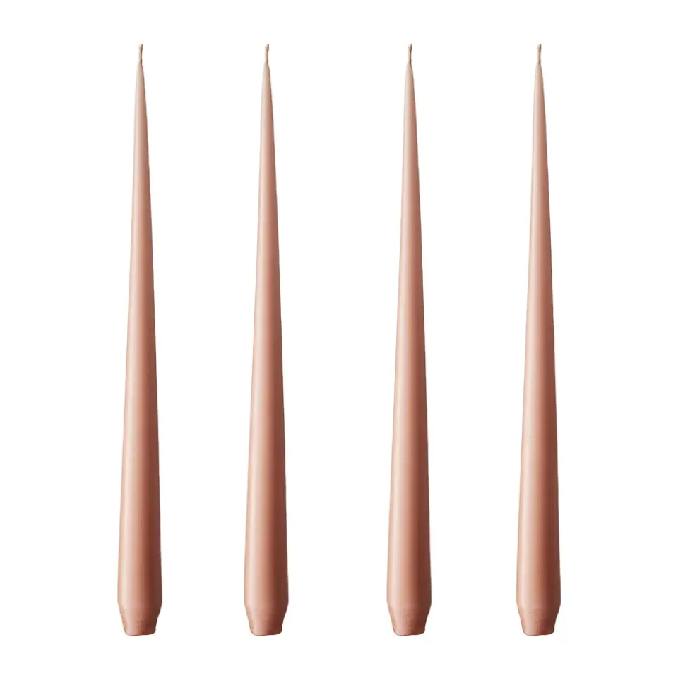 Bougies<Ester & erik Bougie Lot de 4 mat, rosy caramel, 32 cm