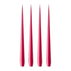 Bougies<Ester & erik Bougie Lot de 4 laquée, Deep pink 41/2, 42 cm