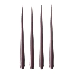 Bougies<Ester & erik Bougie Lot de 4 laquée, muted mauve, 42 cm