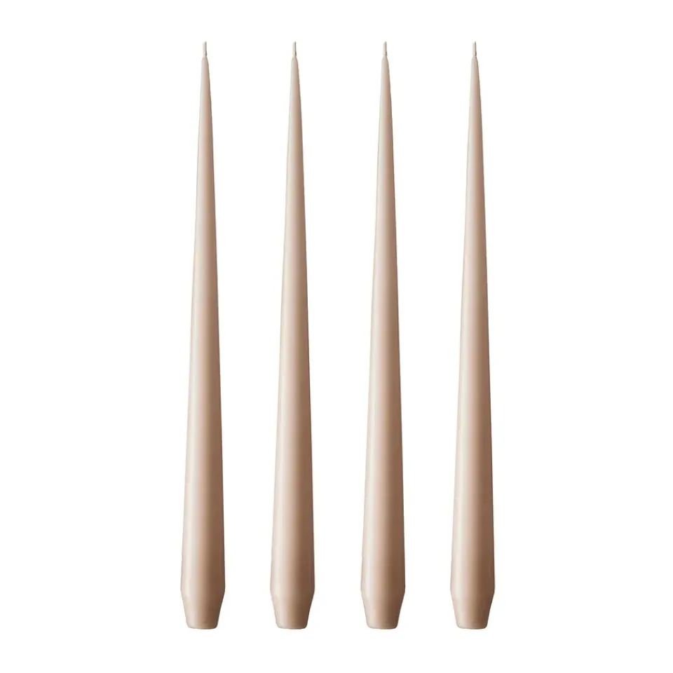Bougies<Ester & erik Bougie Lot de 4 mat, ice latte, 42 cm
