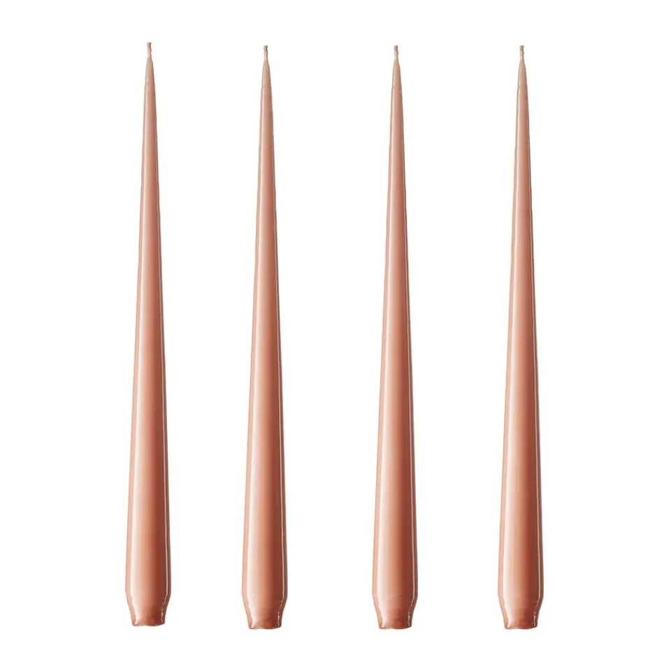 Bougies<Ester & erik Bougie Lot de 4 laquée, rosy caramel, 32 cm