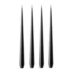 Bougies<Ester & erik Bougie Lot de 4 mat, raw black, 42 cm