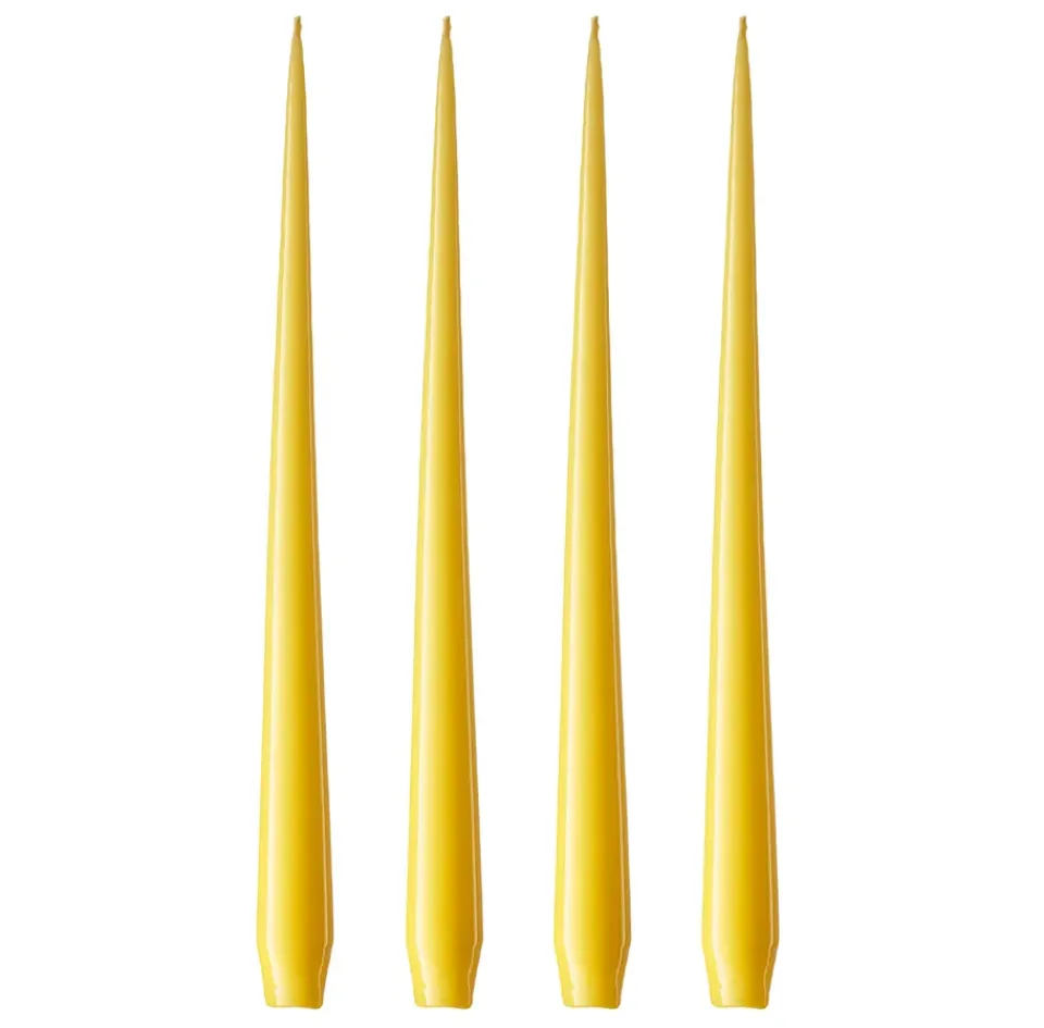 Bougies<Ester & erik Bougie Lot de 4 laquée, Lemon drop 15-0, 32 cm