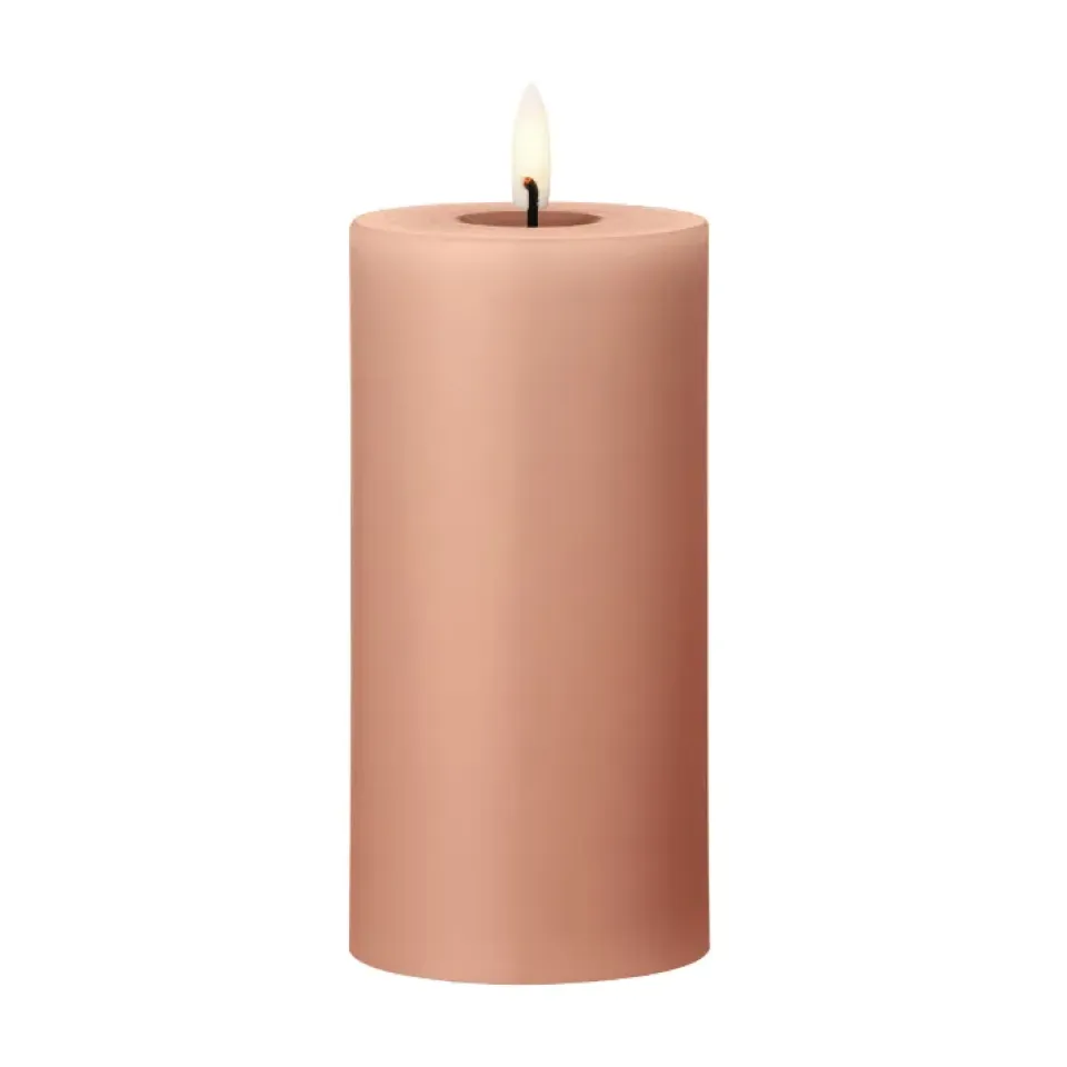 Bougies Led<Ester & erik Bougie LED bloc , 20 Rosy caramel, 15cm