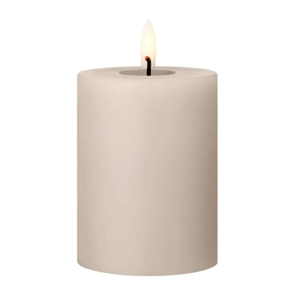 Bougies Led<Ester & erik Bougie LED bloc , 22 Linen Grey, 10cm