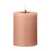 Bougies Led<Ester & erik Bougie LED bloc , 20 Rosy caramel, 10cm