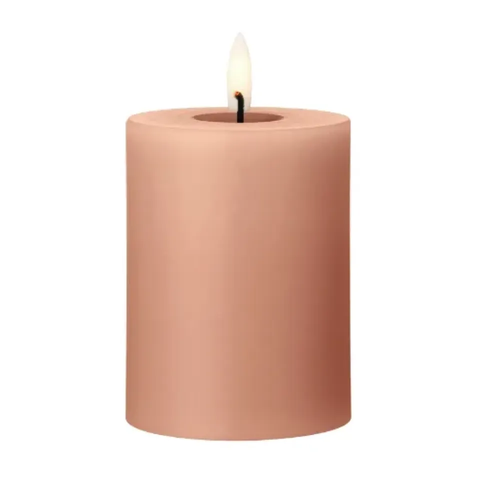 Bougies Led<Ester & erik Bougie LED bloc , 20 Rosy caramel, 10cm